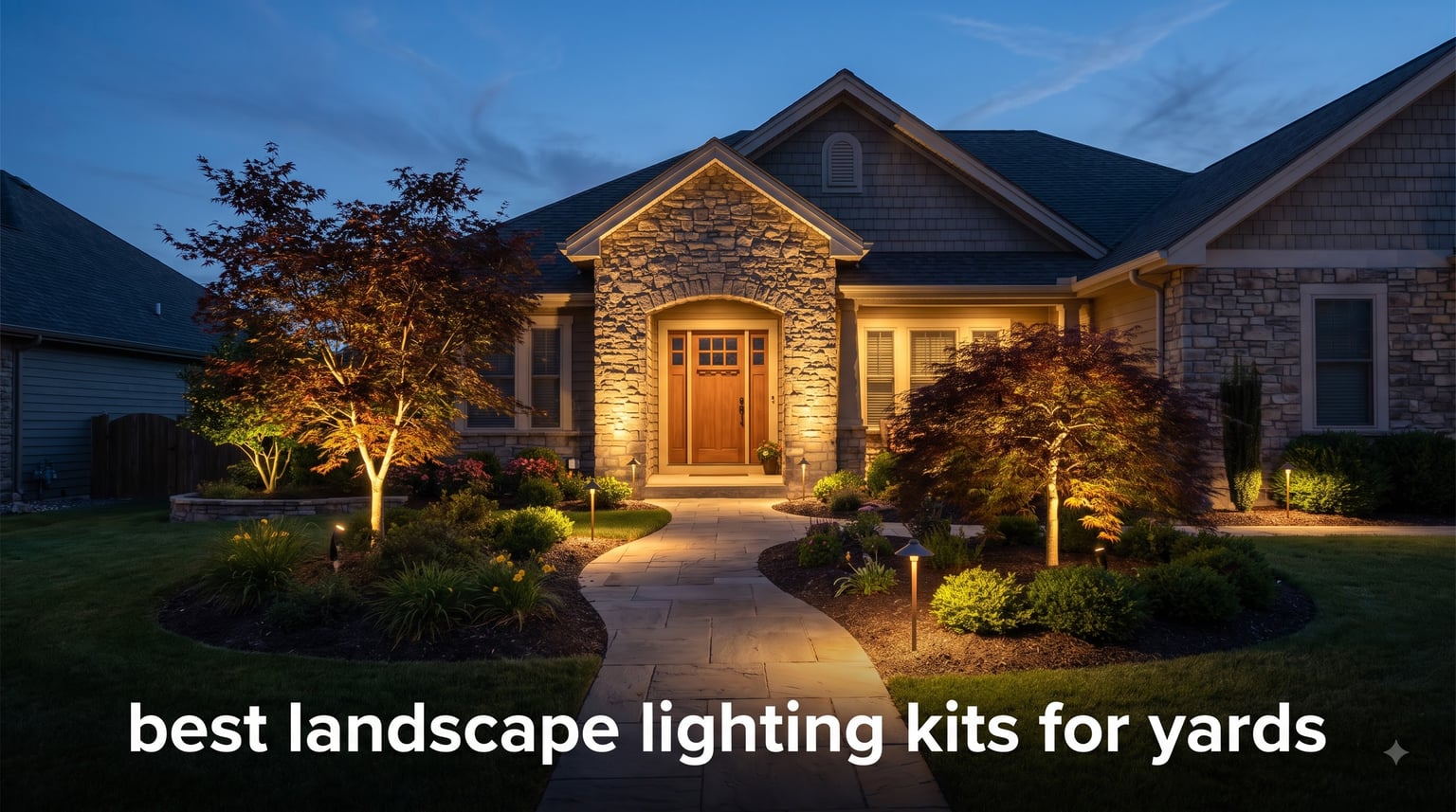 best landscape lighting kits for yards