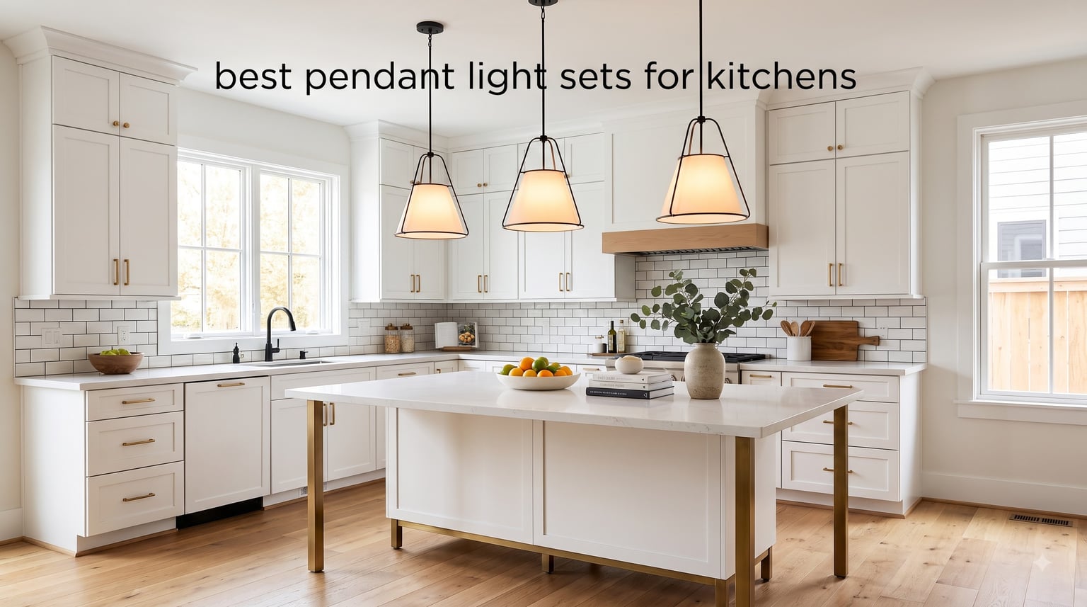 best pendant light sets for kitchens