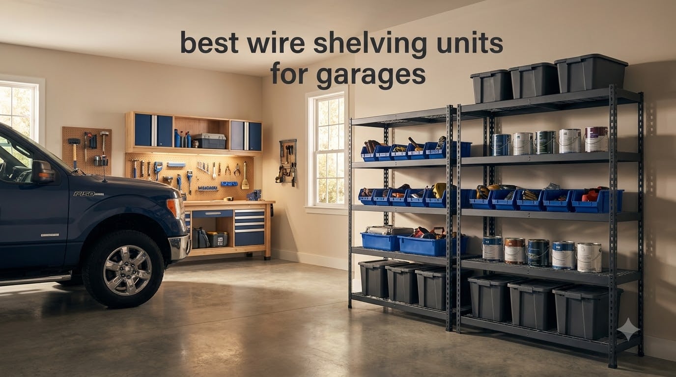 best wire shelving units for garages