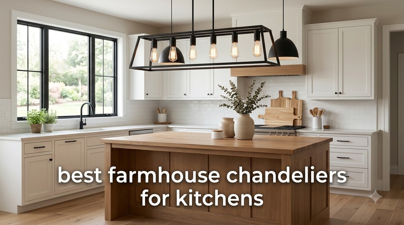 best farmhouse chandeliers for kitchens