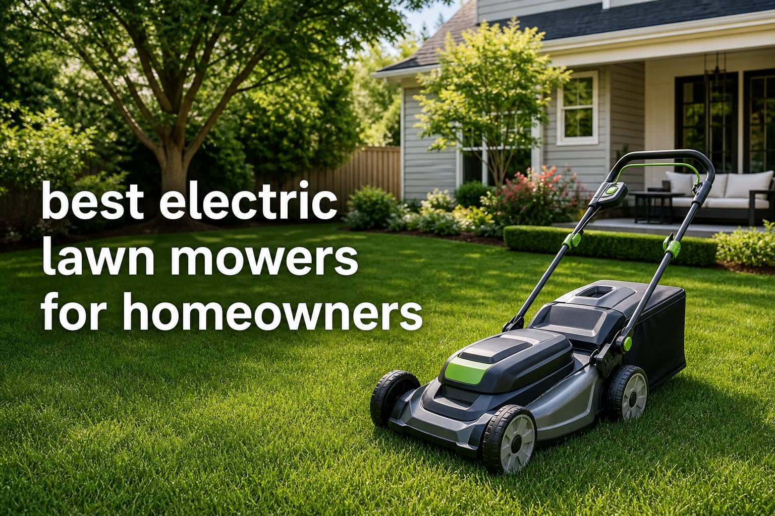 best electric lawn mowers for homeowners