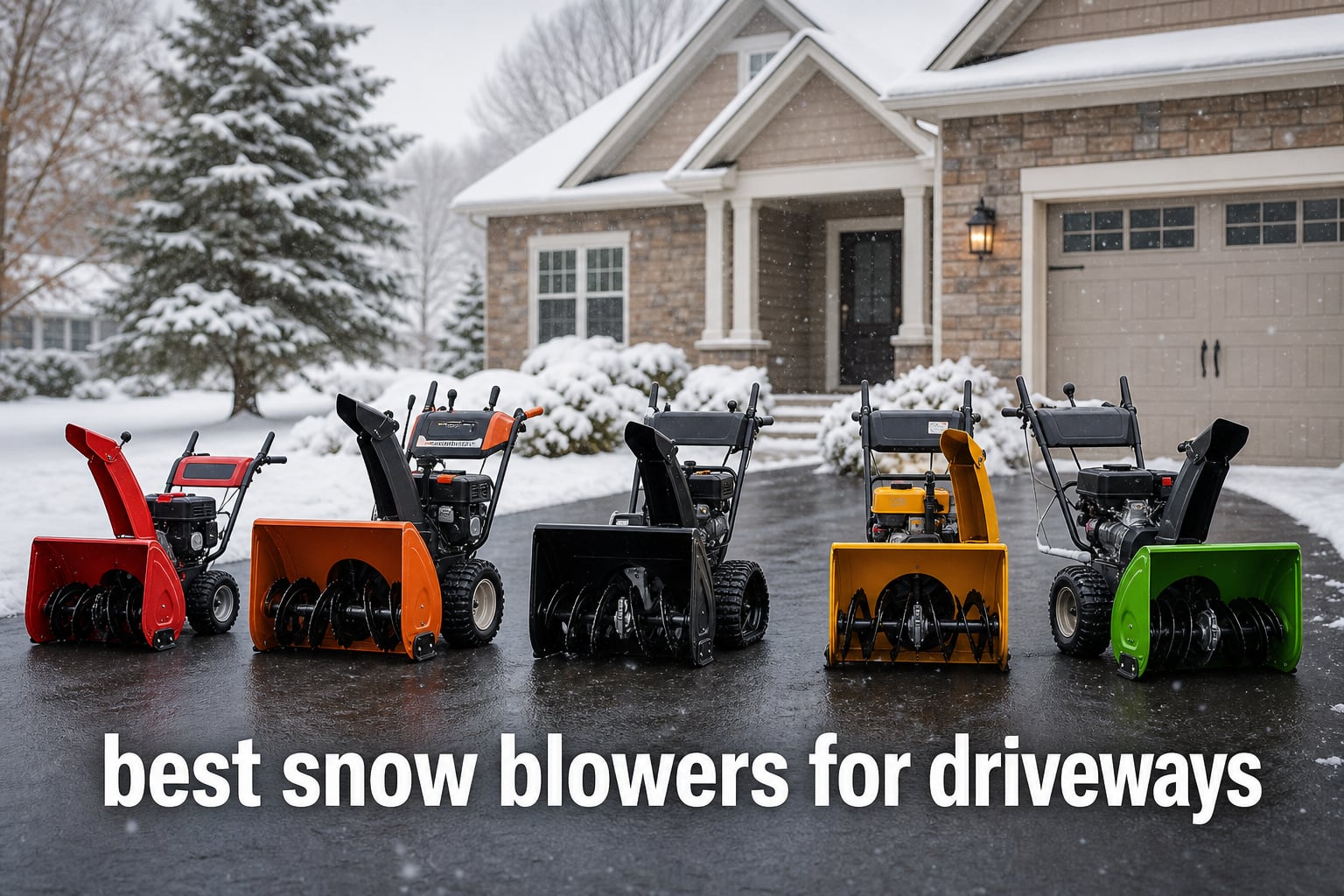 best snow blowers for driveways