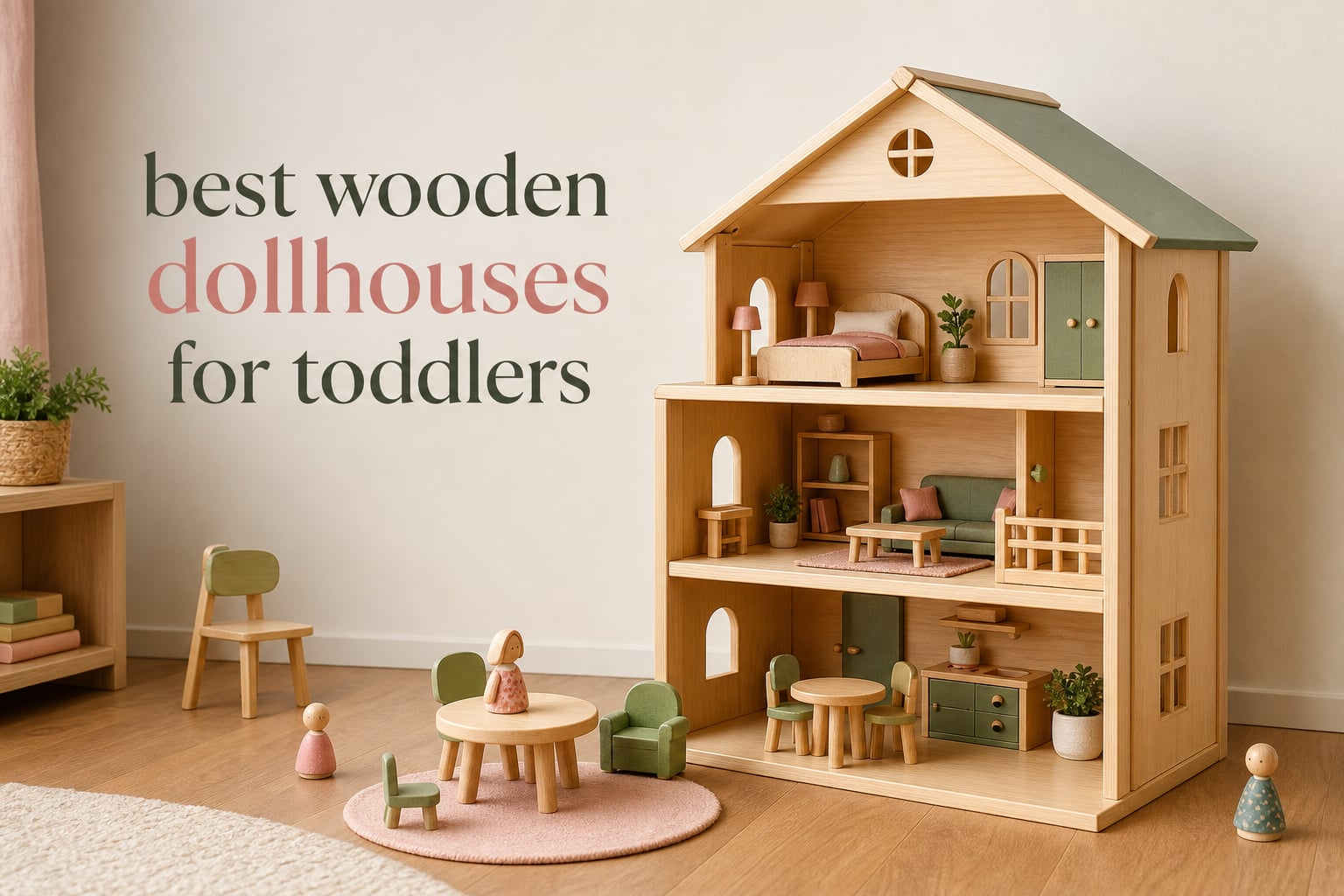 best wooden dollhouses for toddlers