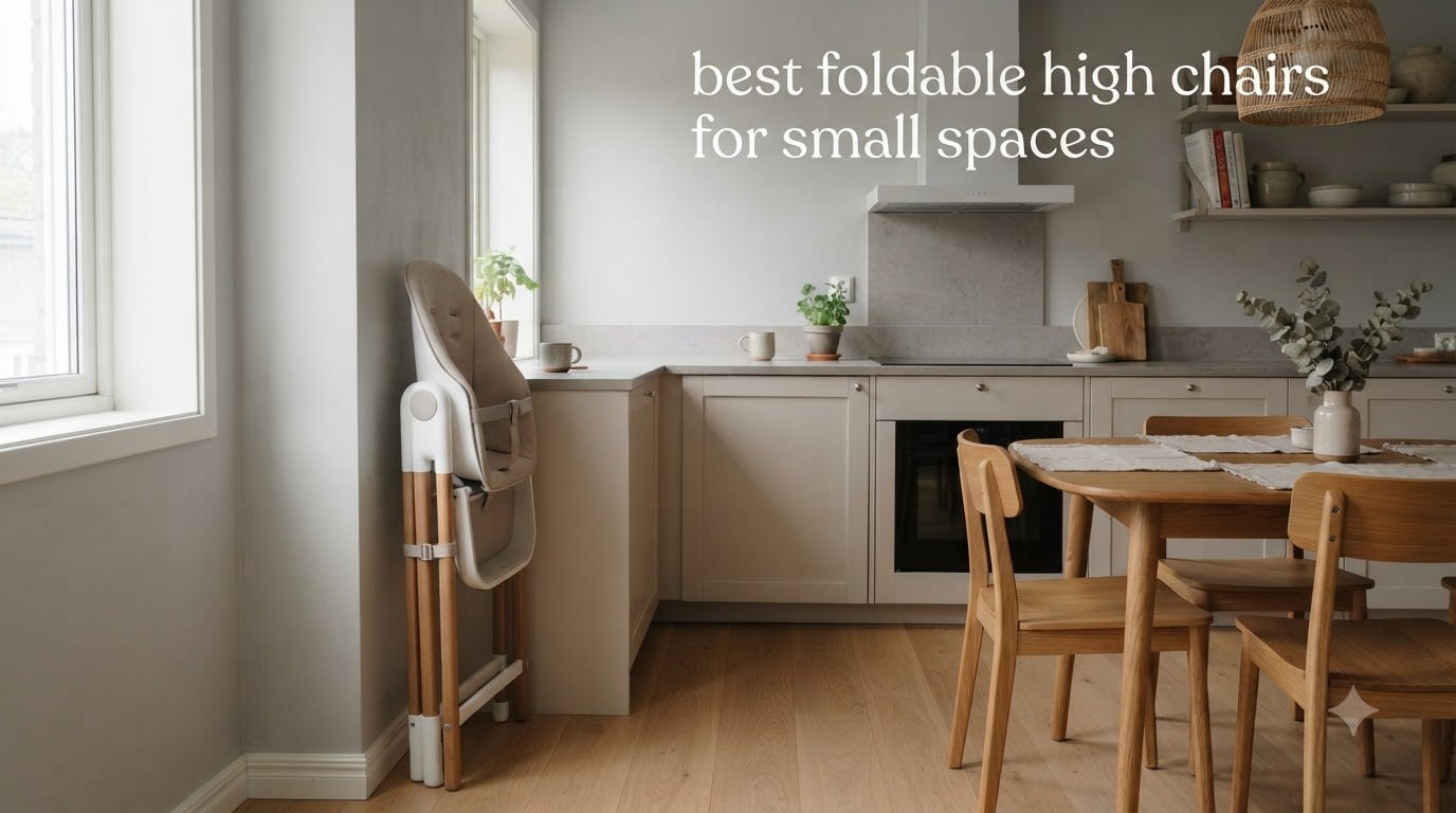 best foldable high chairs for small spaces