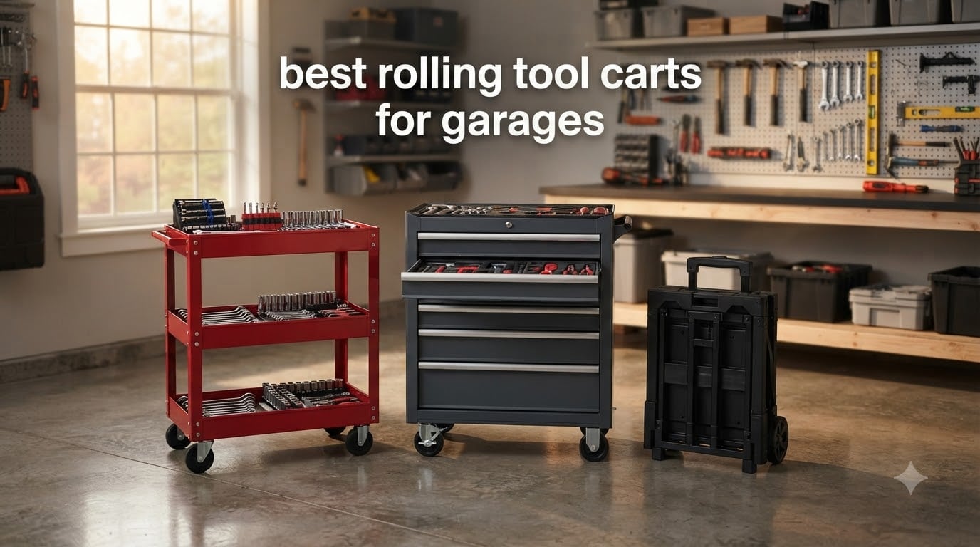 best rolling tool carts for garages