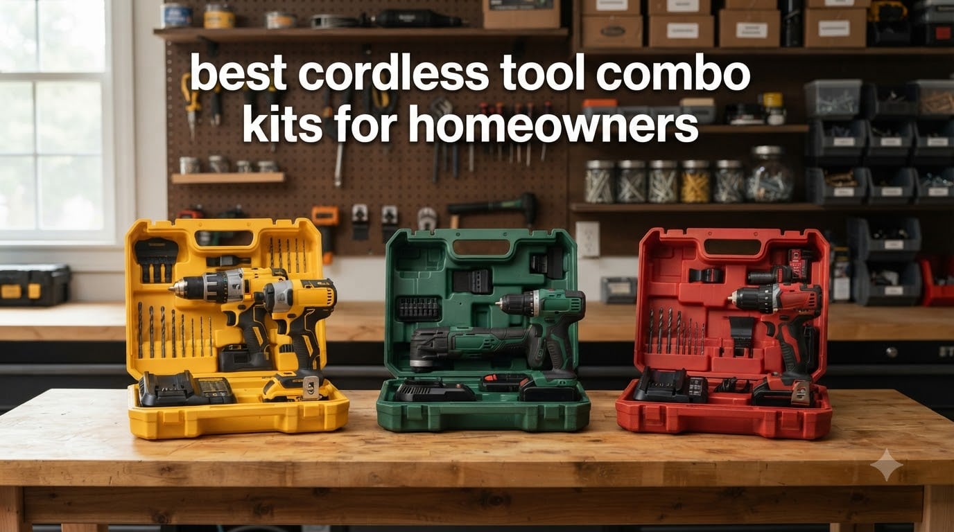 best cordless tool combo kits for homeowners