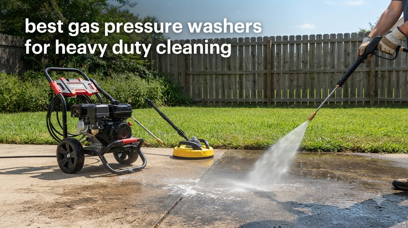 best gas pressure washers for heavy duty cleaning
