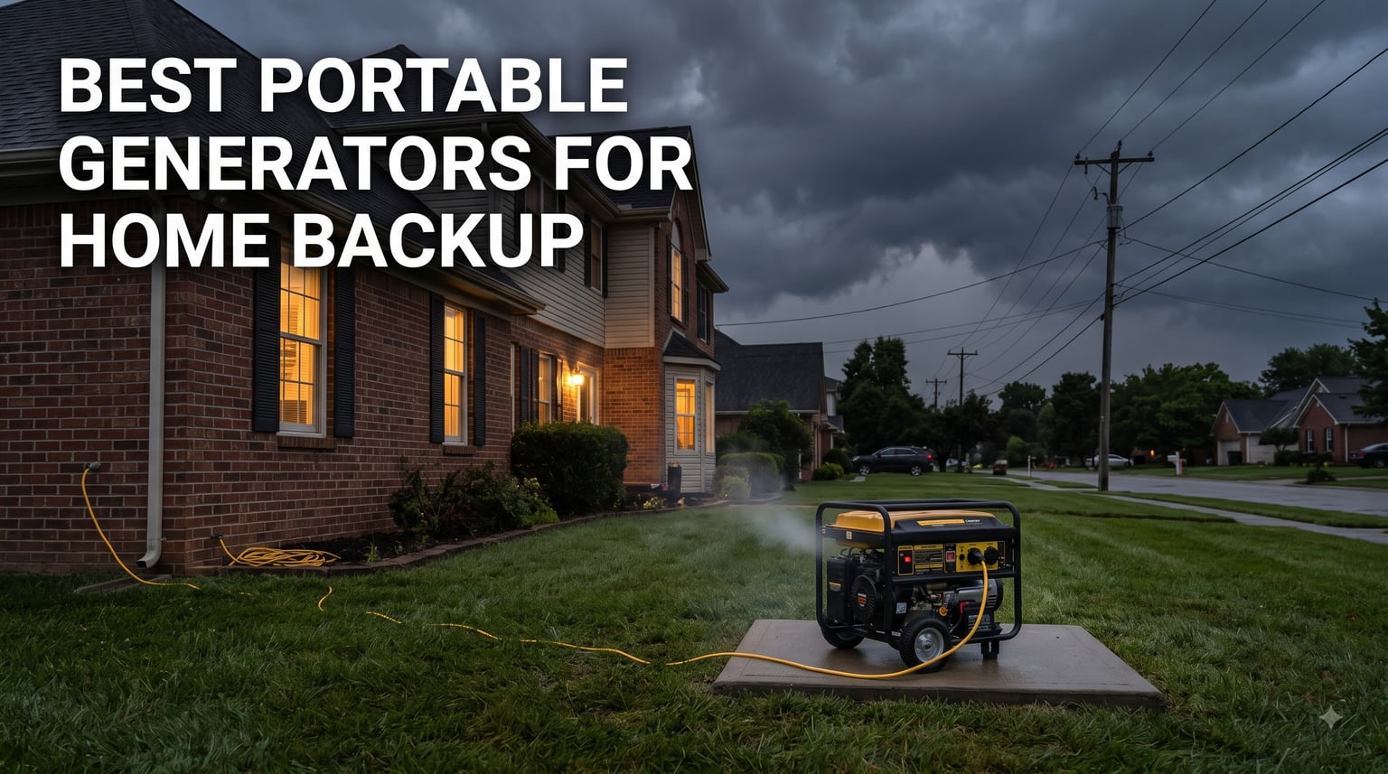 best portable generators for home backup