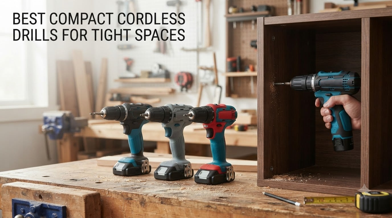 best compact cordless drills for tight spaces