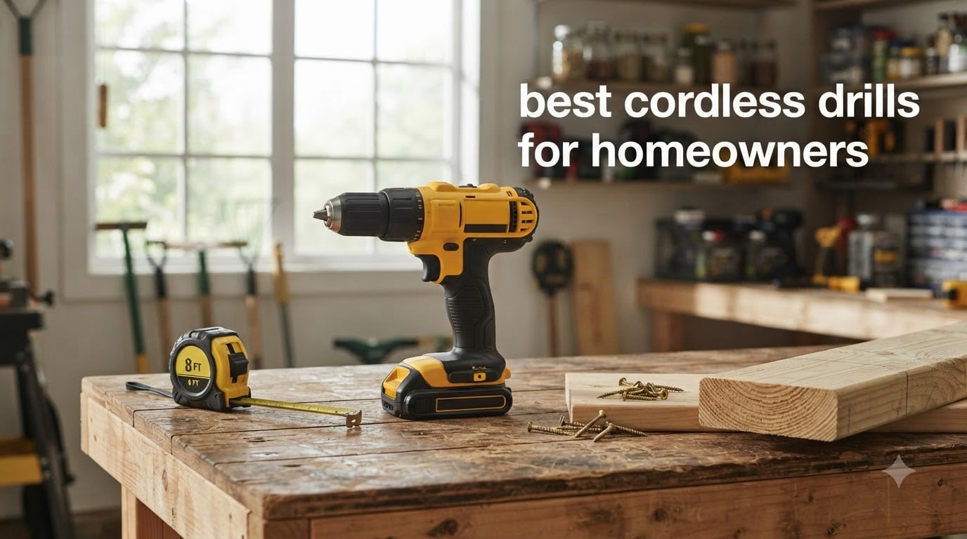 best cordless drills for homeowners