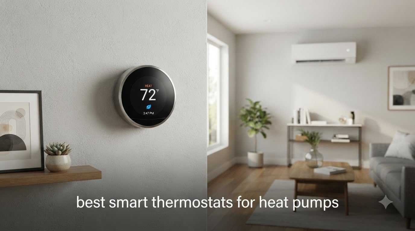 best smart thermostats for heat pumps
