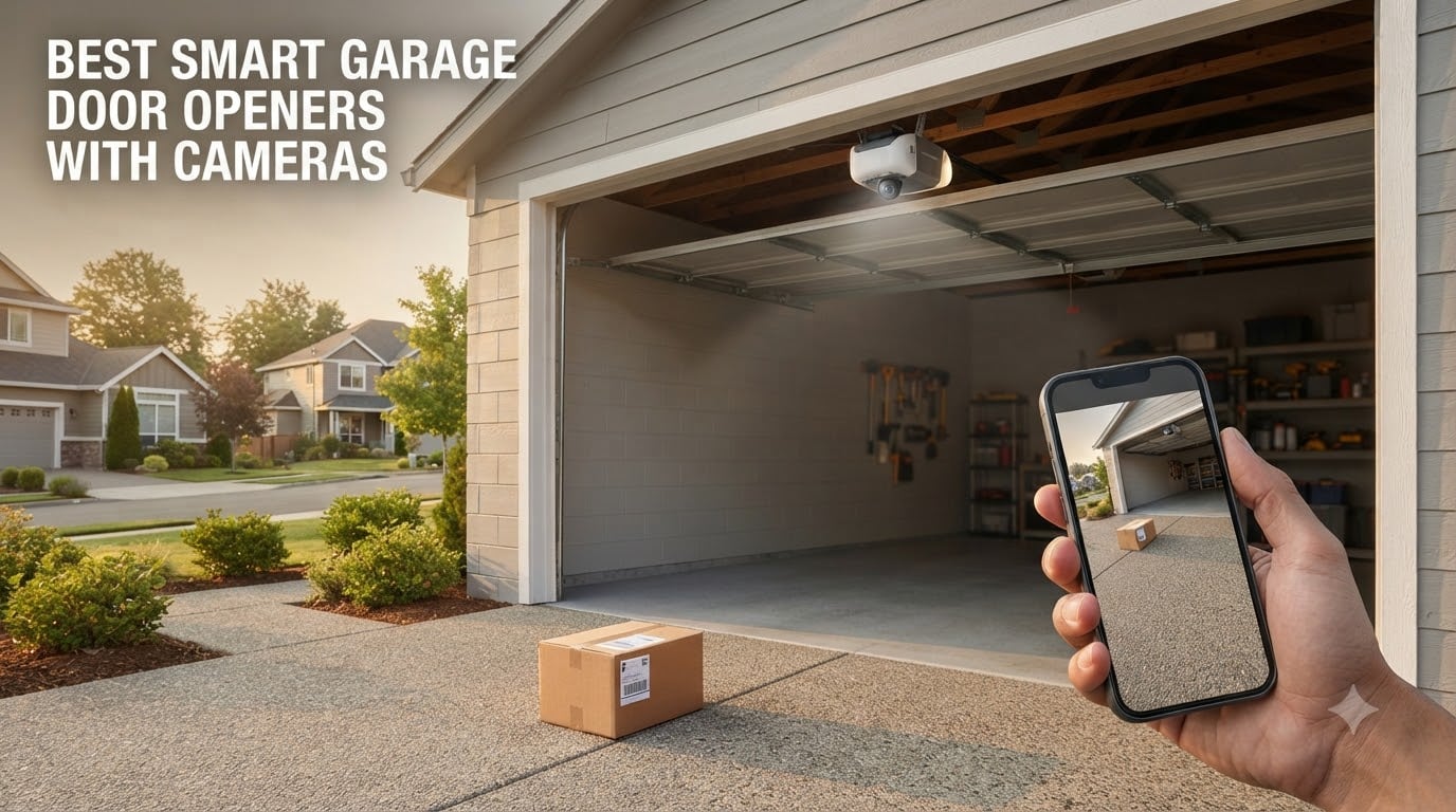 best smart garage door openers with cameras