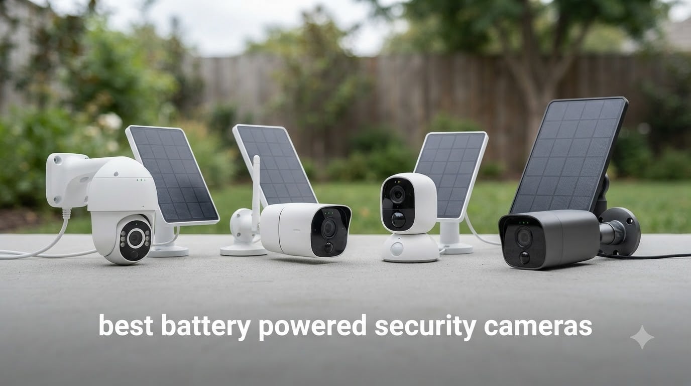 best battery powered security cameras