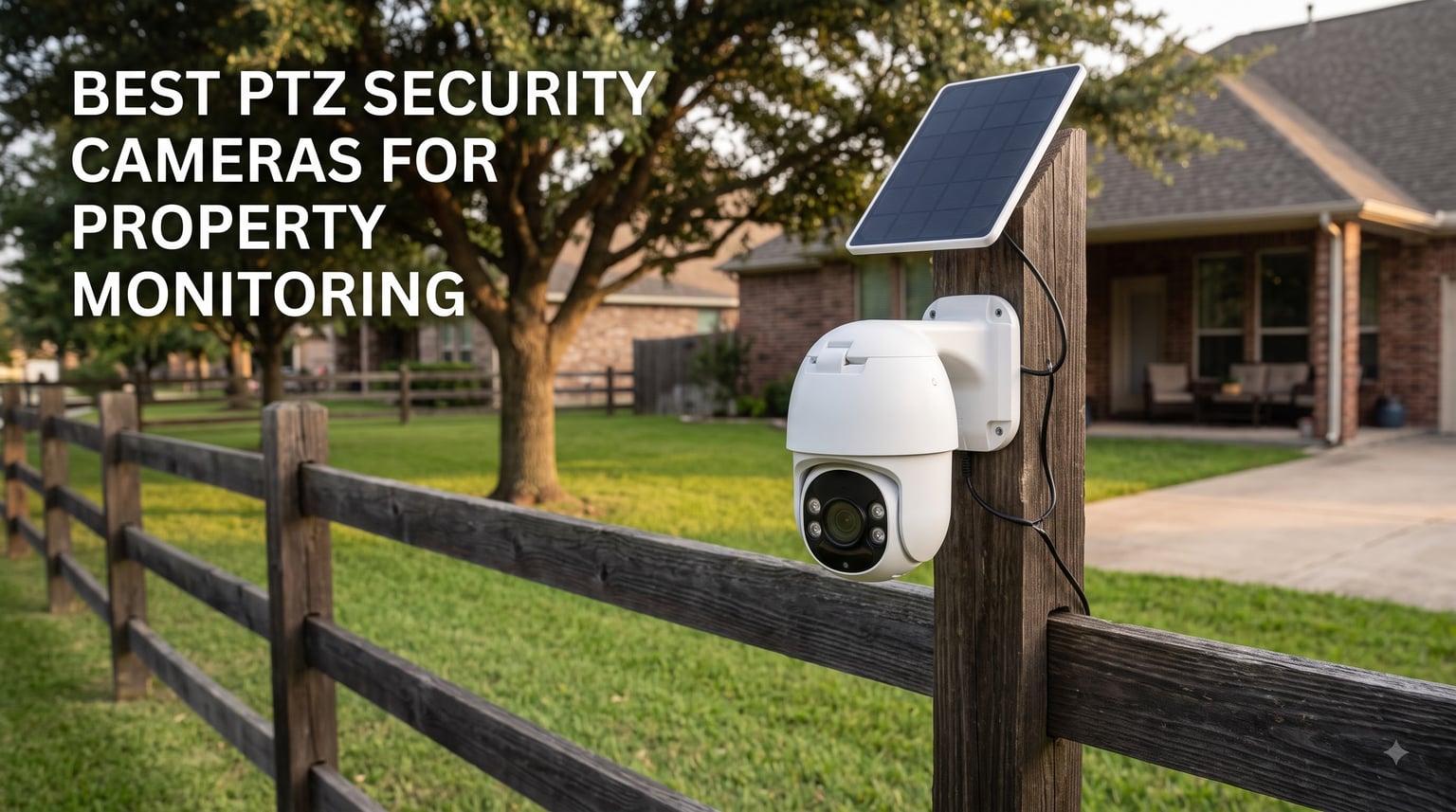 best PTZ security cameras for property monitoring