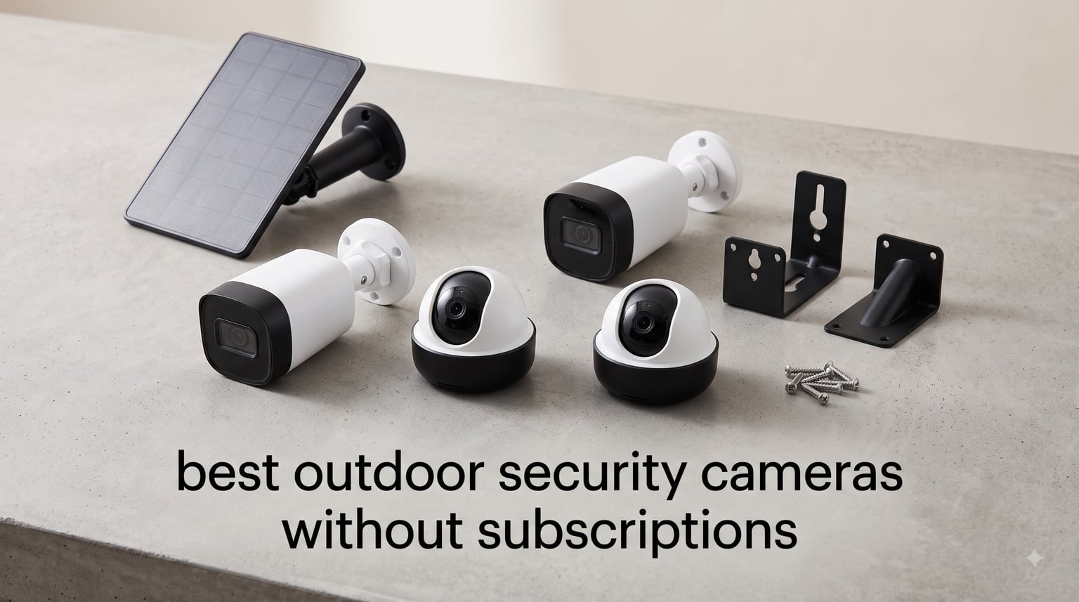 best outdoor security cameras without subscriptions