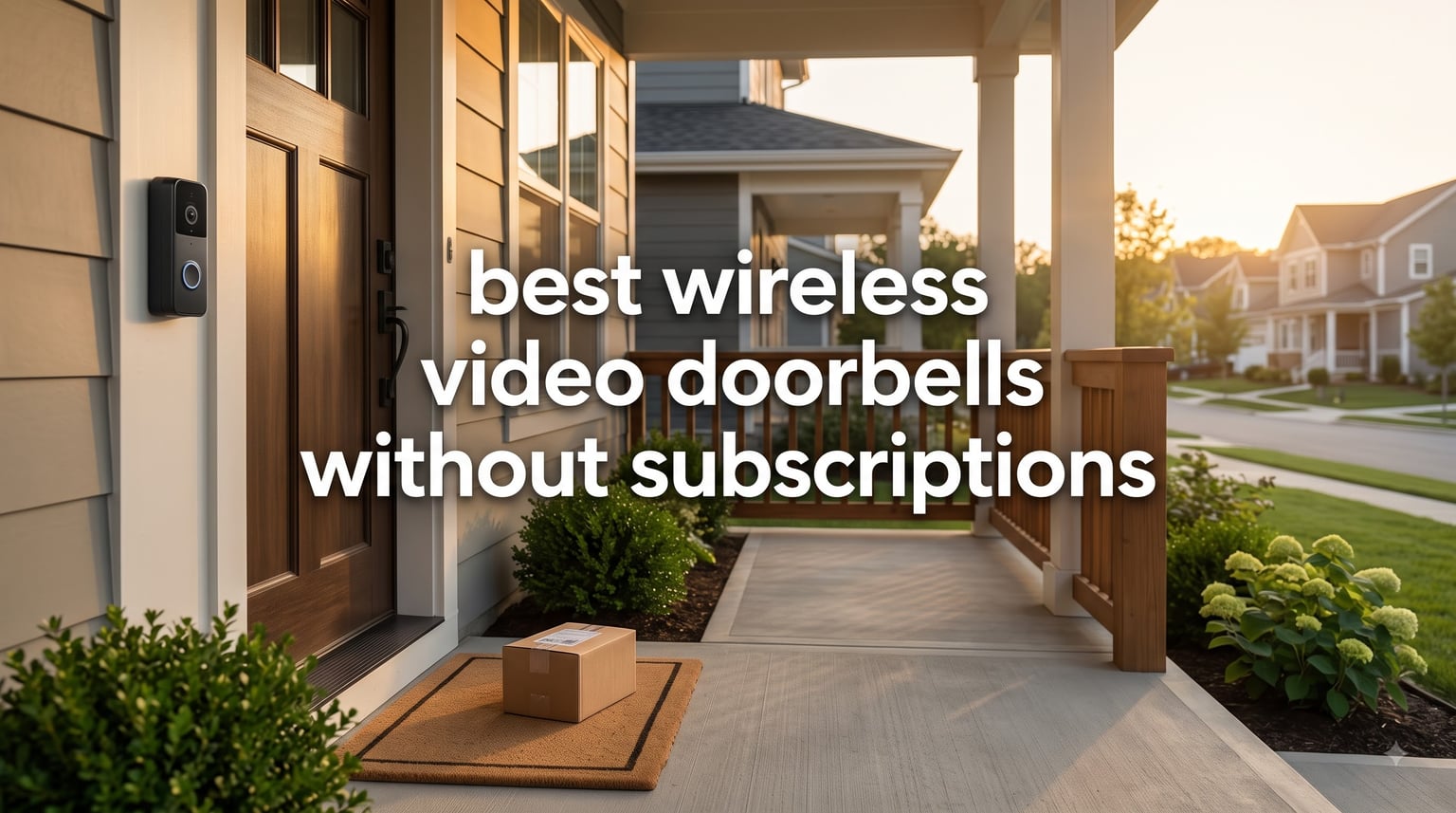 best wireless video doorbells without subscriptions
