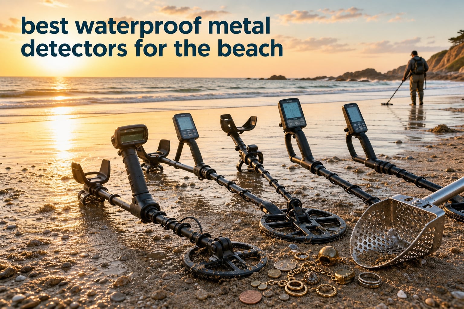 best waterproof metal detectors for the beach
