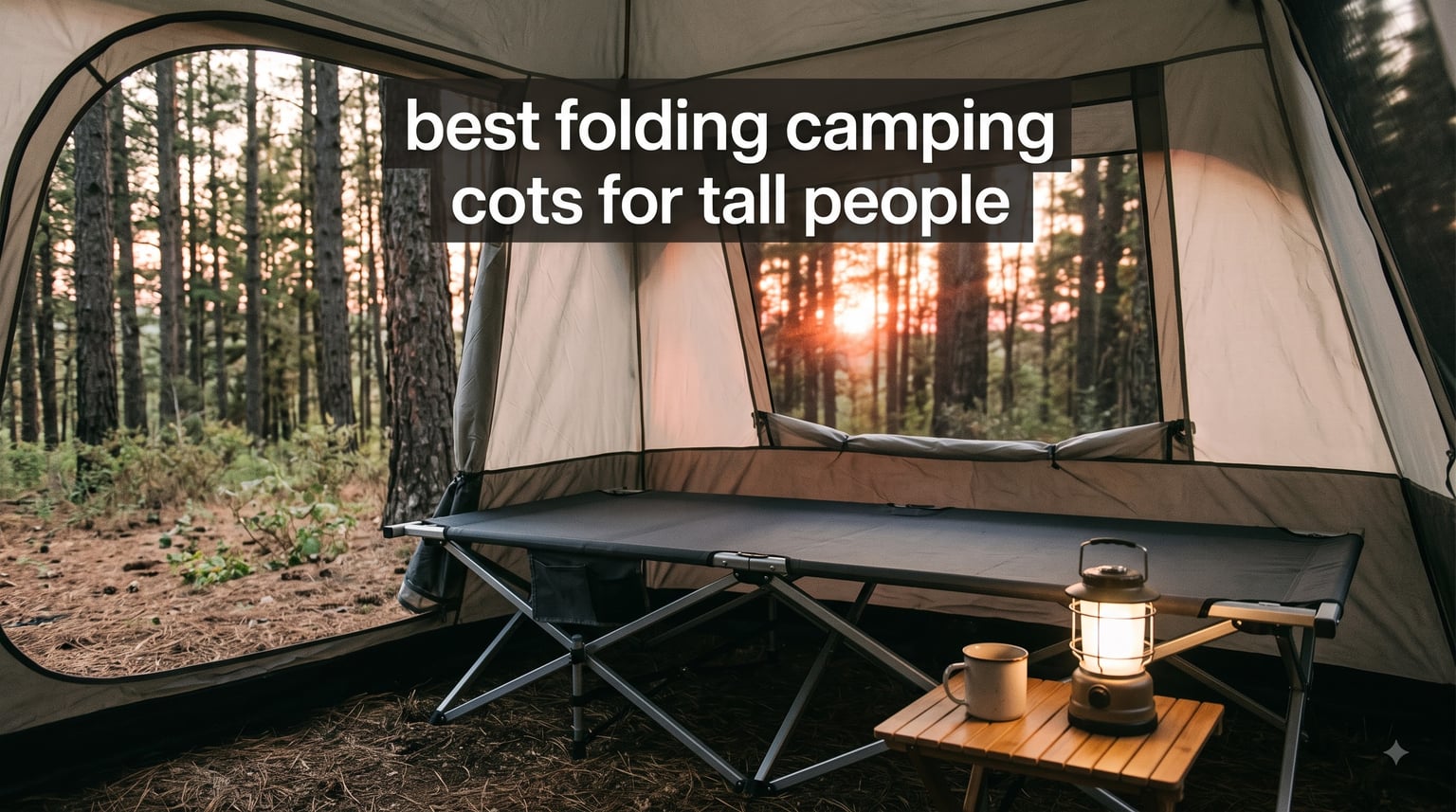 best folding camping cots for tall people
