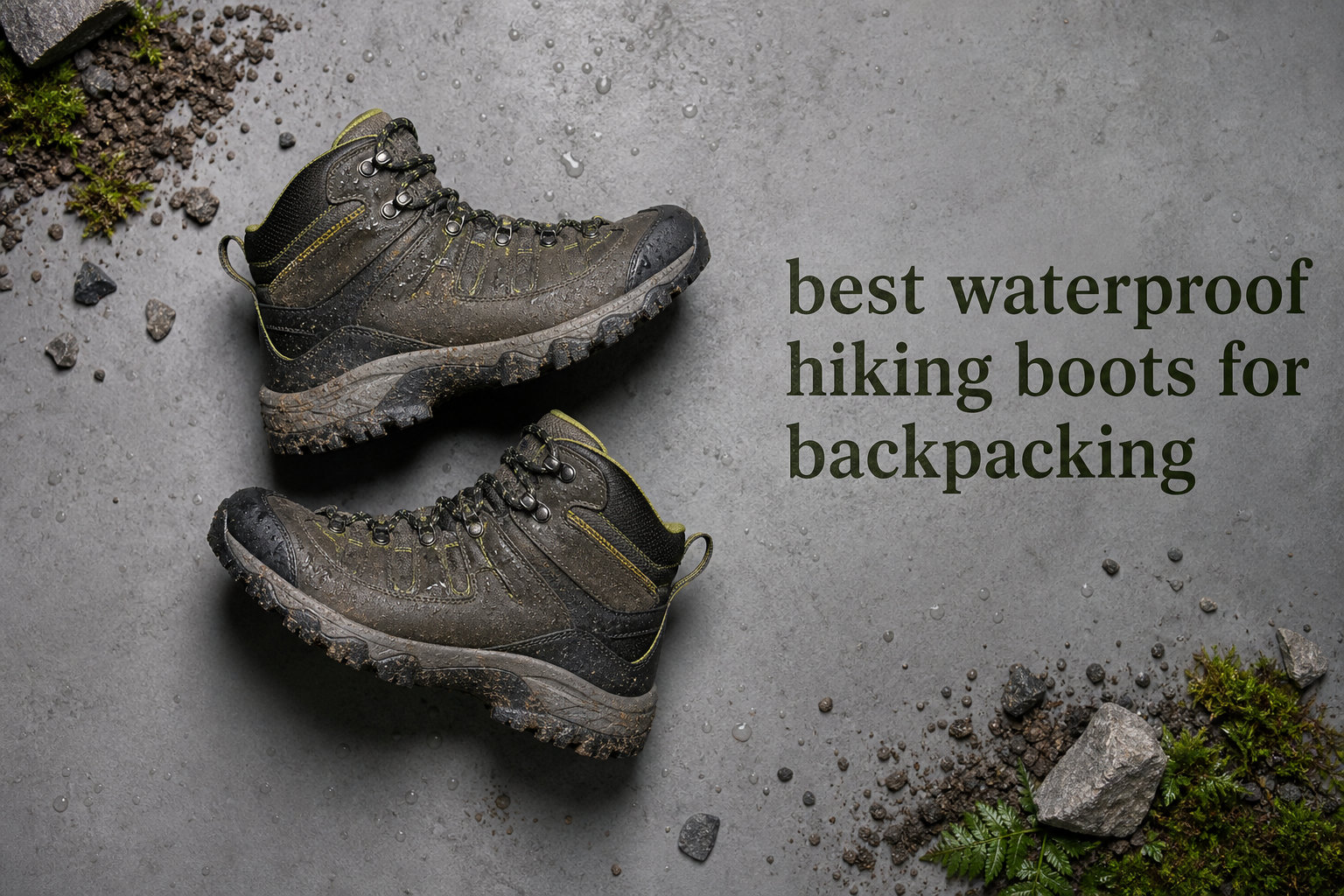 best waterproof hiking boots for backpacking