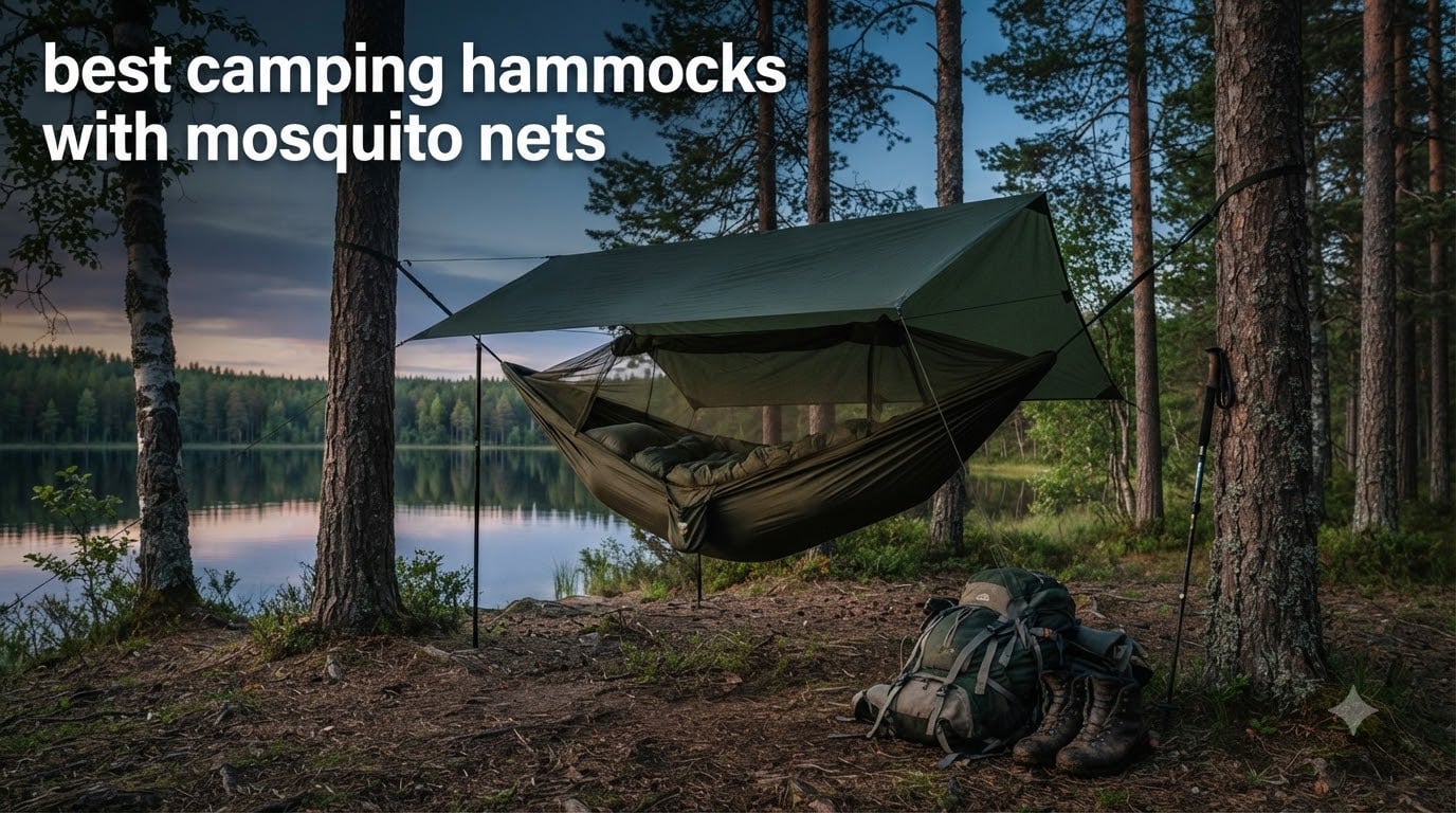 best camping hammocks with mosquito nets