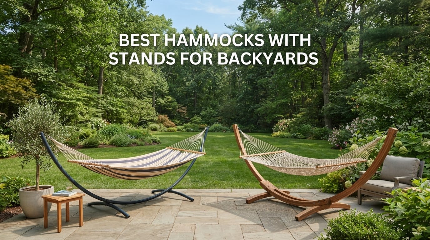 best hammocks with stands for backyards