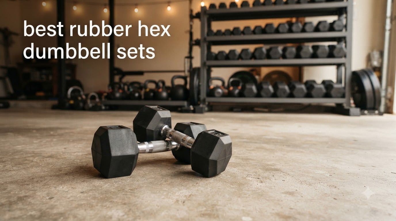 best rubber hex dumbbell sets