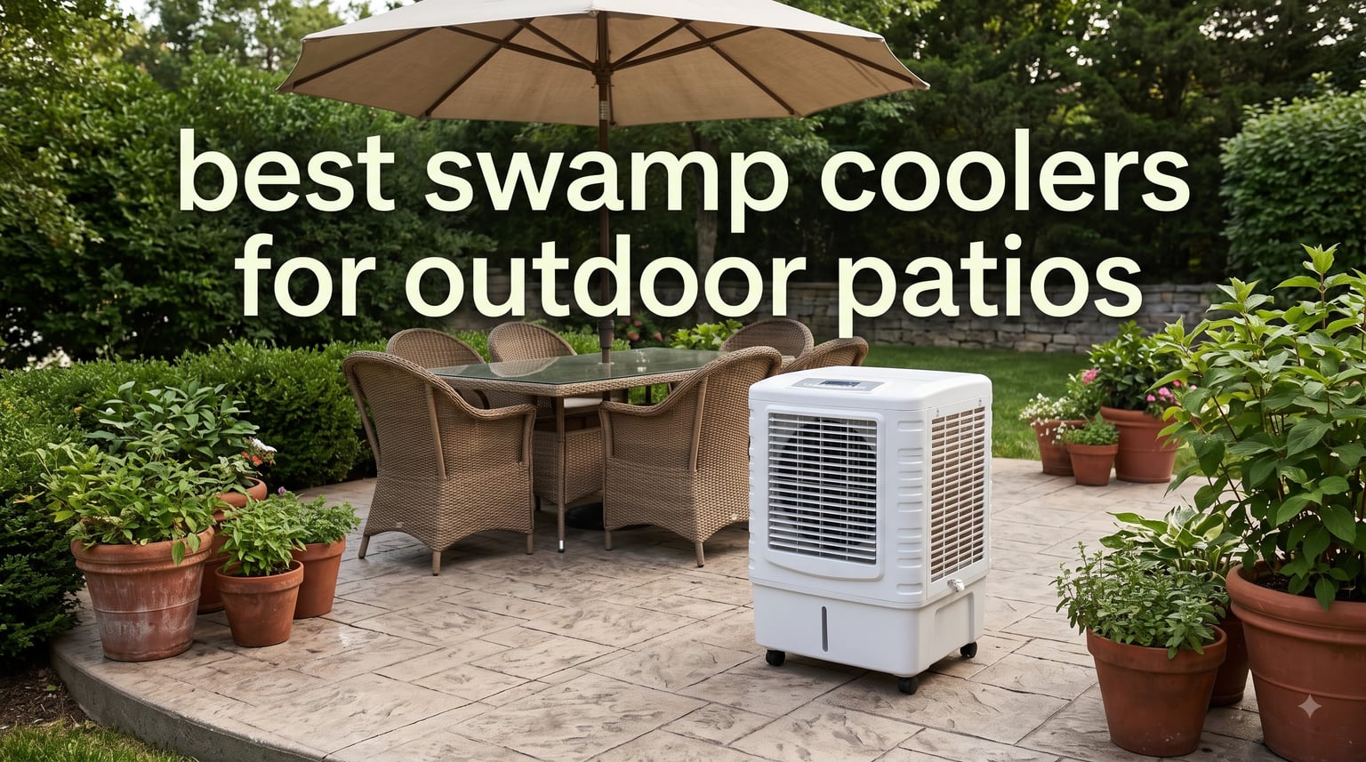best swamp coolers for outdoor patios