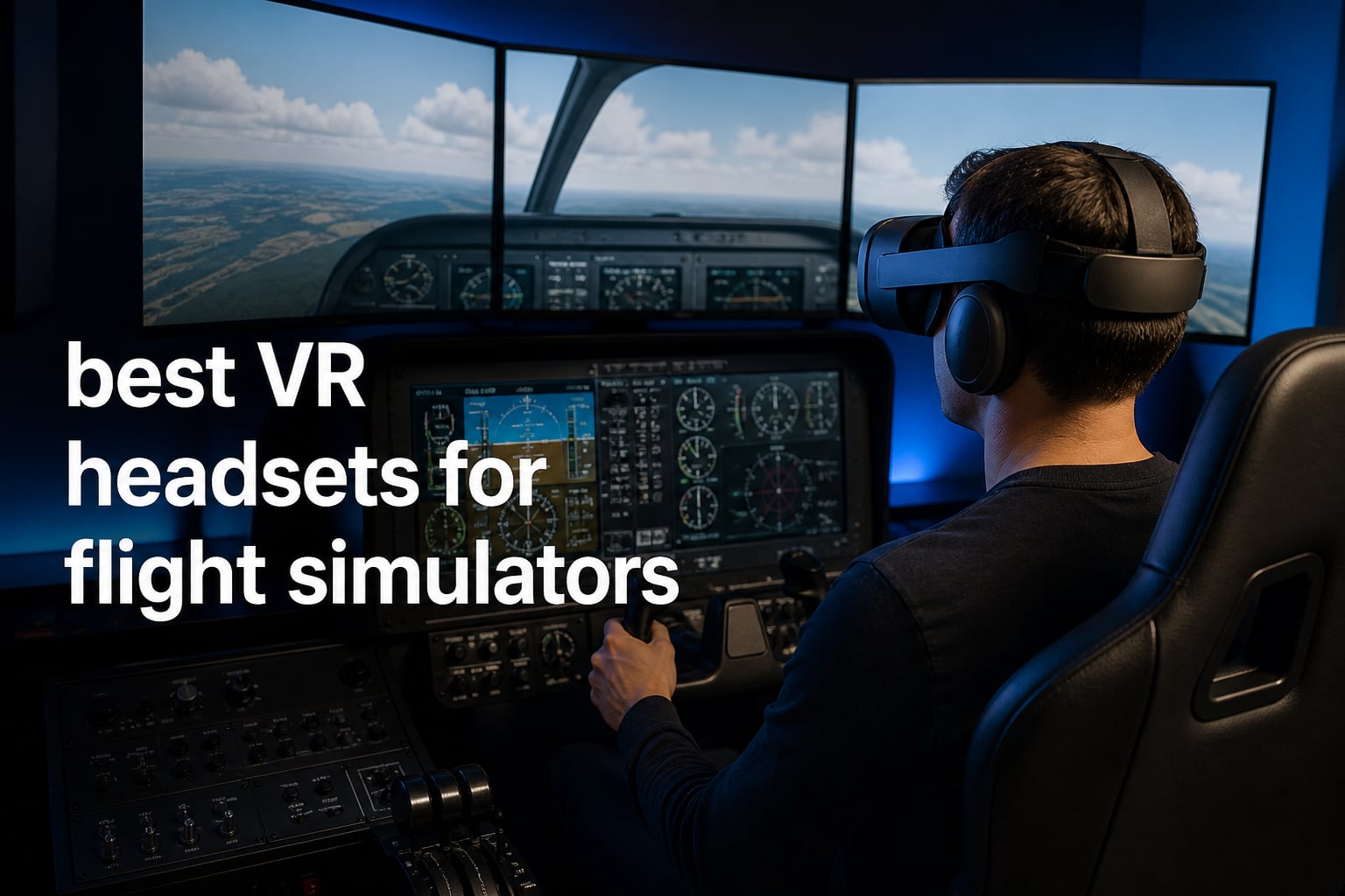 best VR headsets for flight simulators