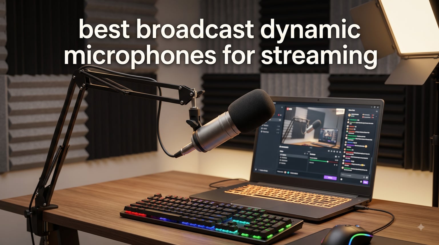 best broadcast dynamic microphones for streaming