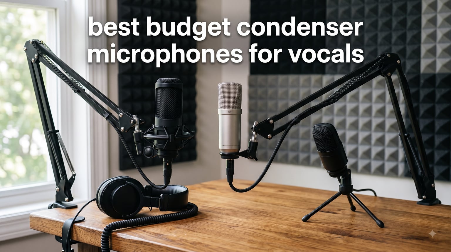 best budget condenser microphones for vocals