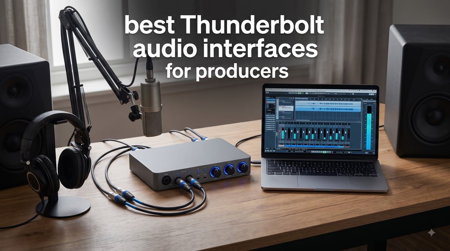 best Thunderbolt audio interfaces for producers