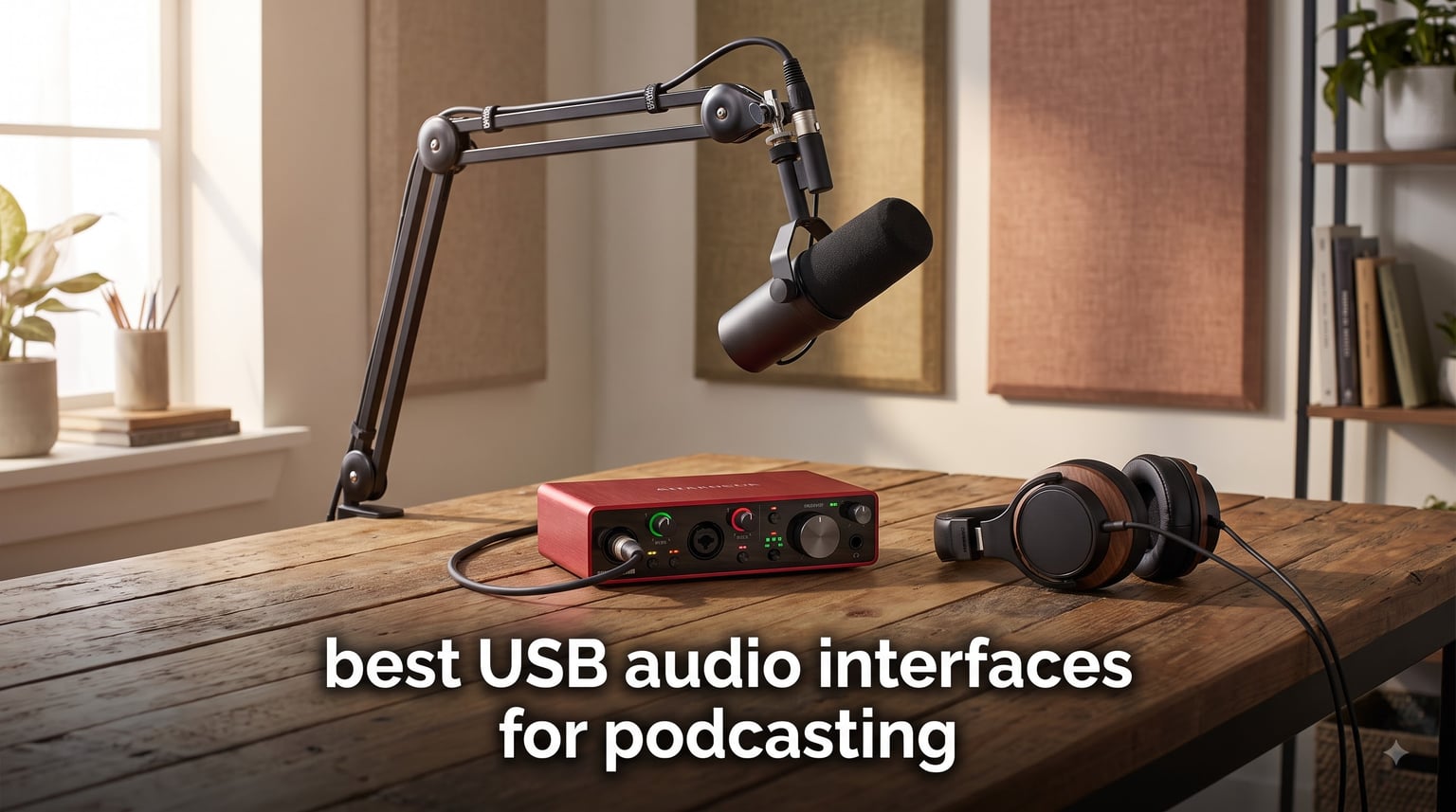 best USB audio interfaces for podcasting