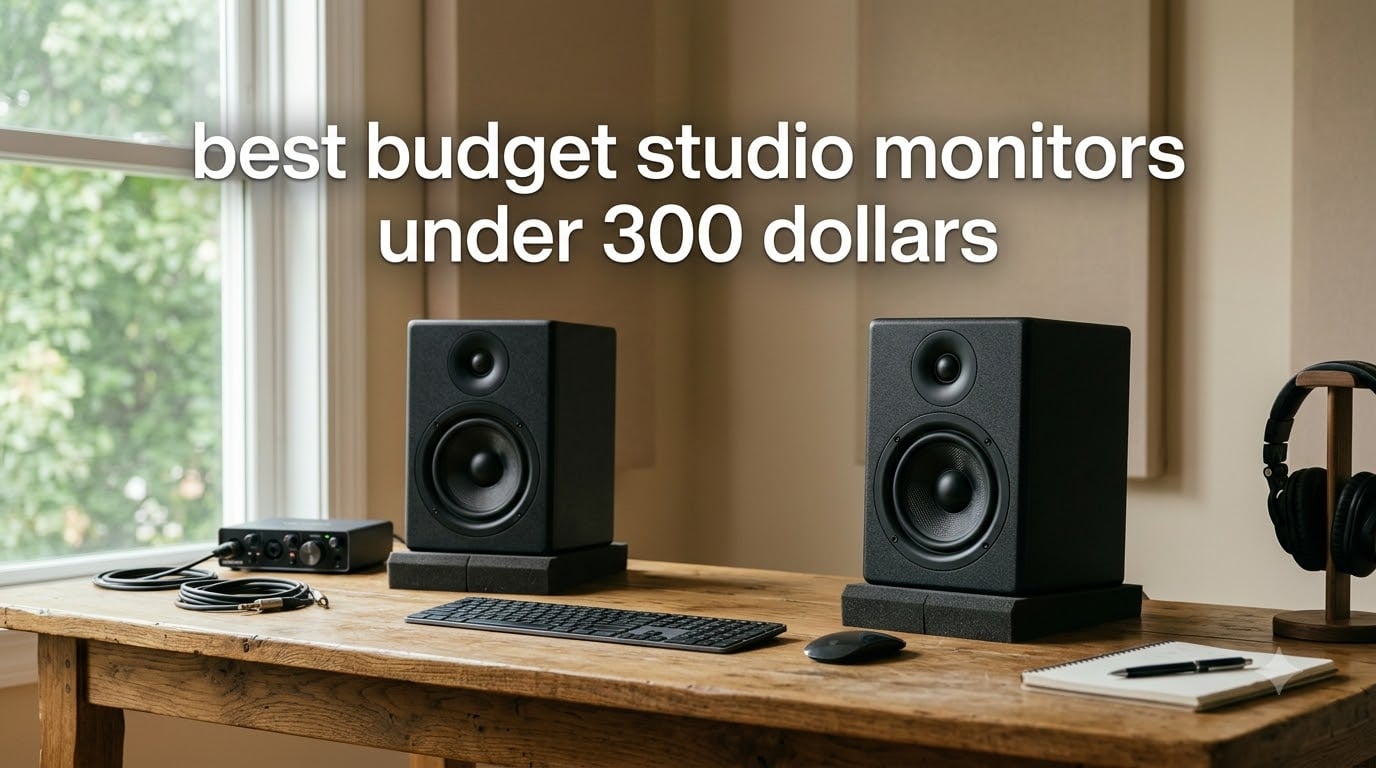 best budget studio monitors under 300 dollars