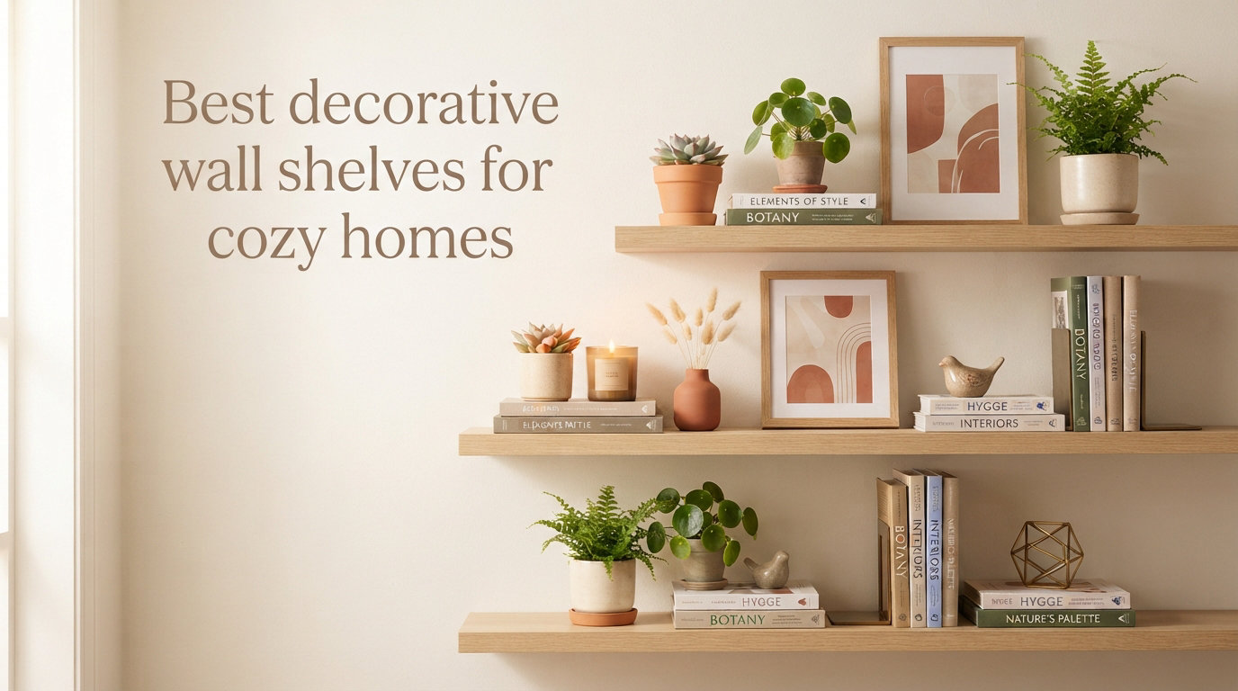 Best decorative wall shelves for cozy homes