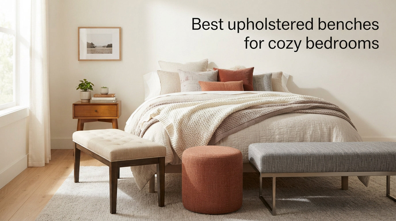 Best upholstered benches for cozy bedrooms
