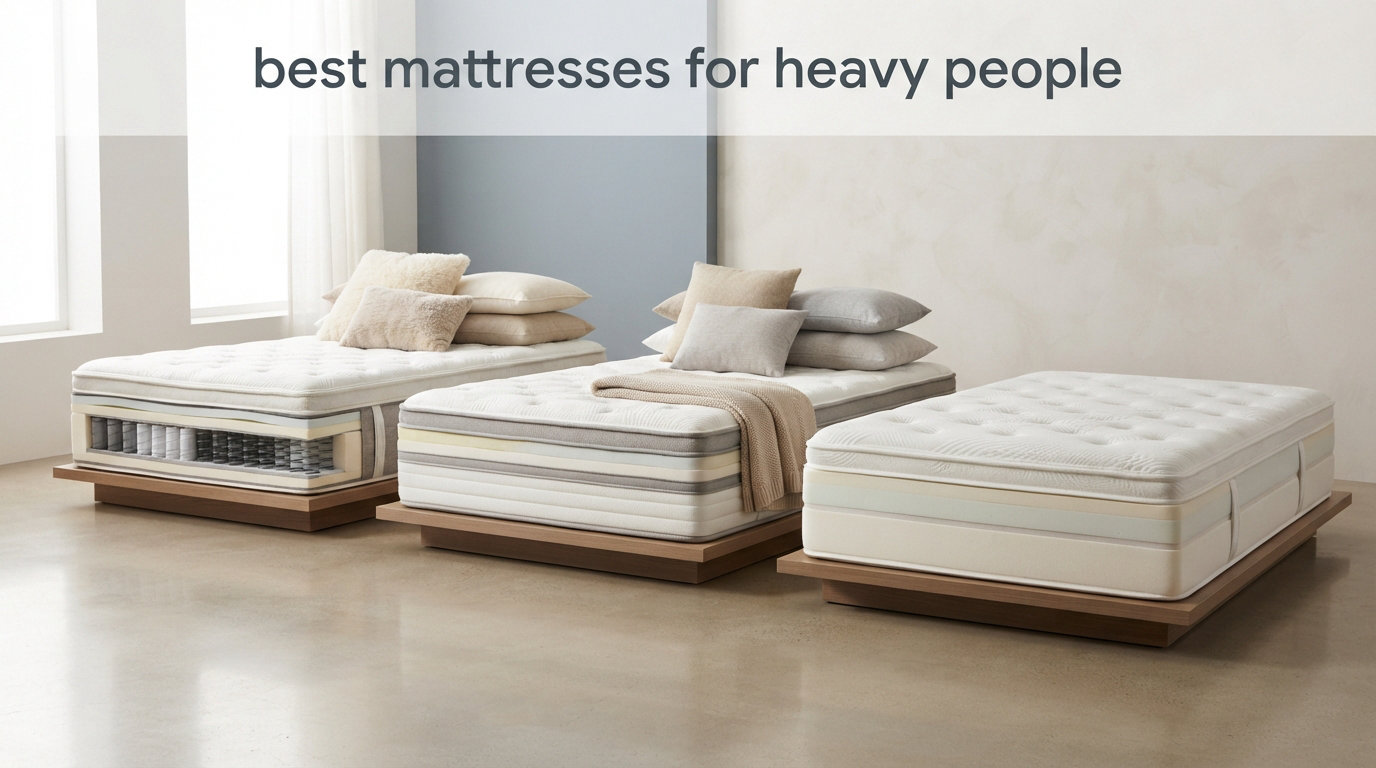 best mattresses for heavy people