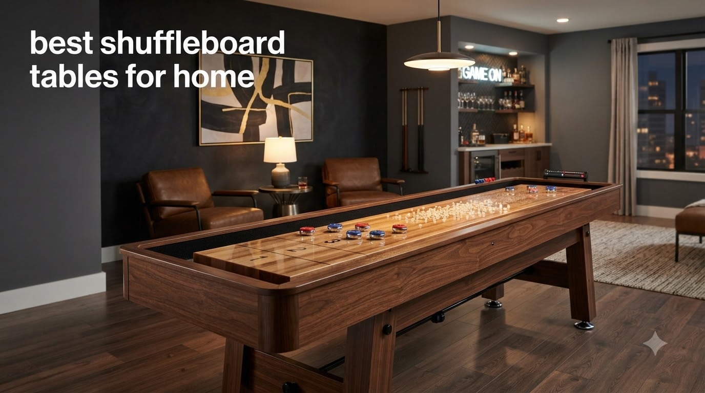 best shuffleboard tables for home