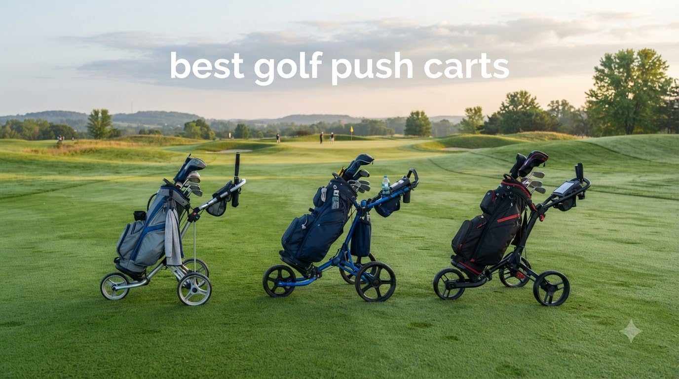 best golf push carts