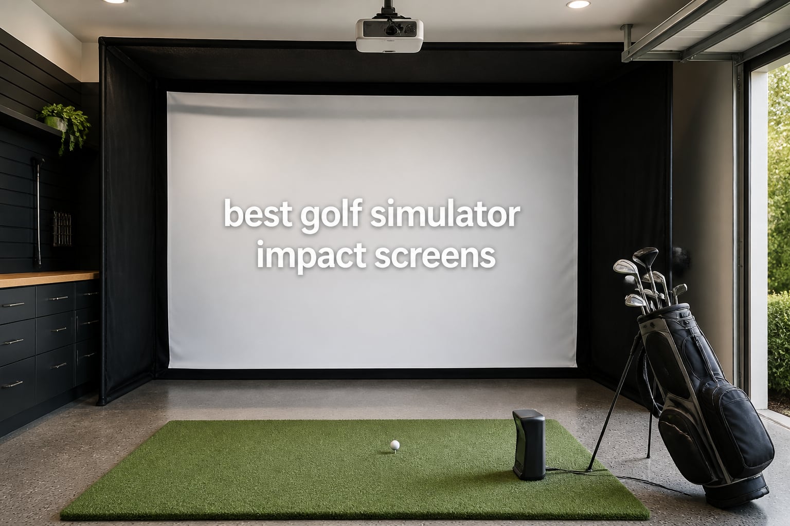 best golf simulator impact screens