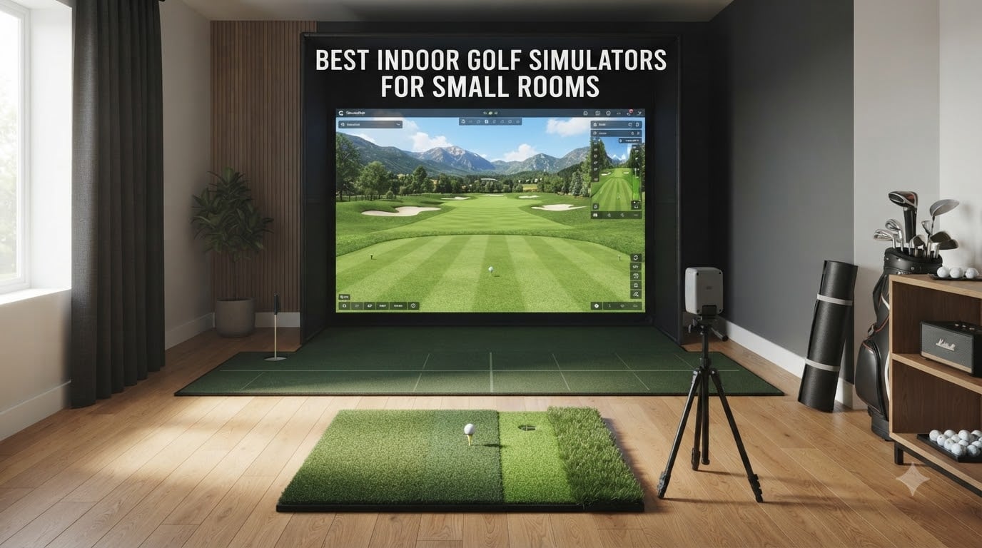 best indoor golf simulators for small rooms