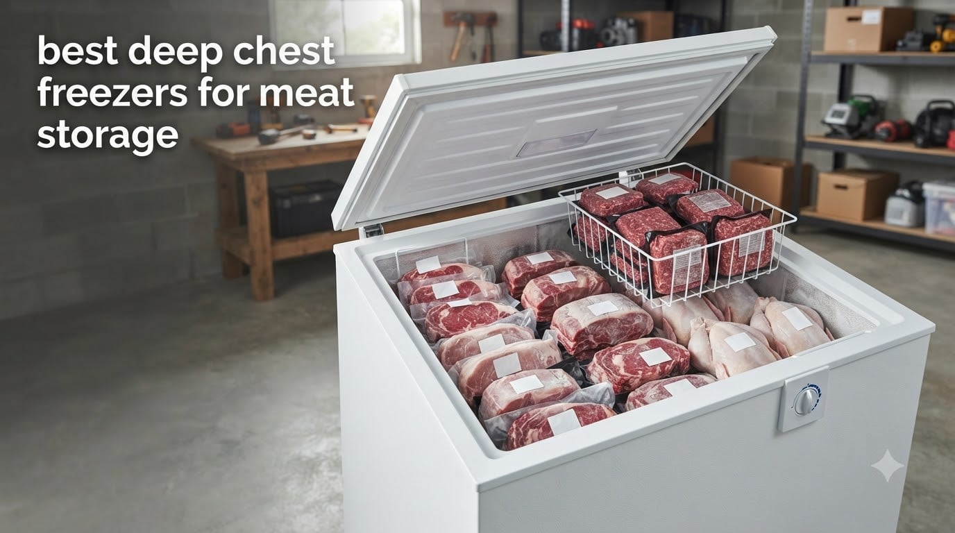 best deep chest freezers for meat storage