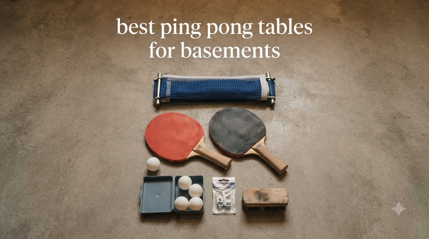 best ping pong tables for basements