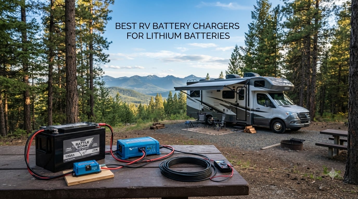 best RV battery chargers for lithium batteries