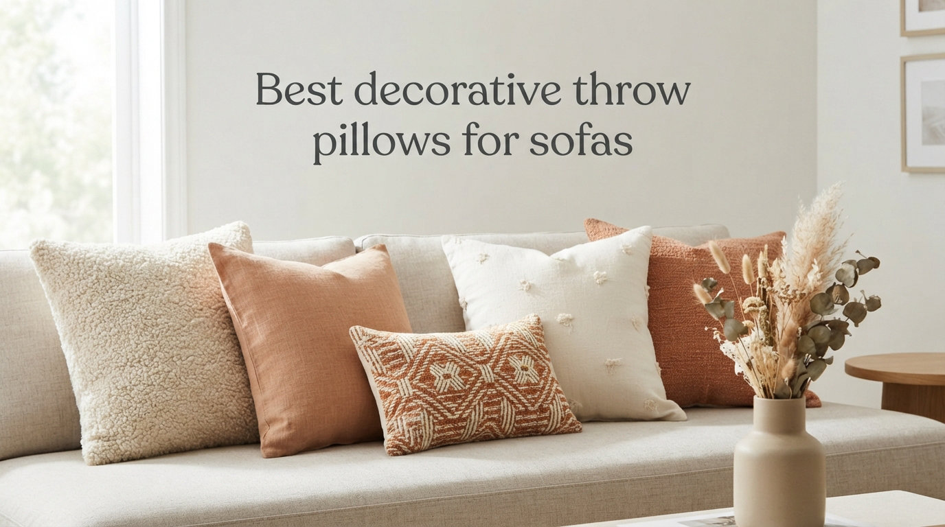 Best decorative throw pillows for sofas