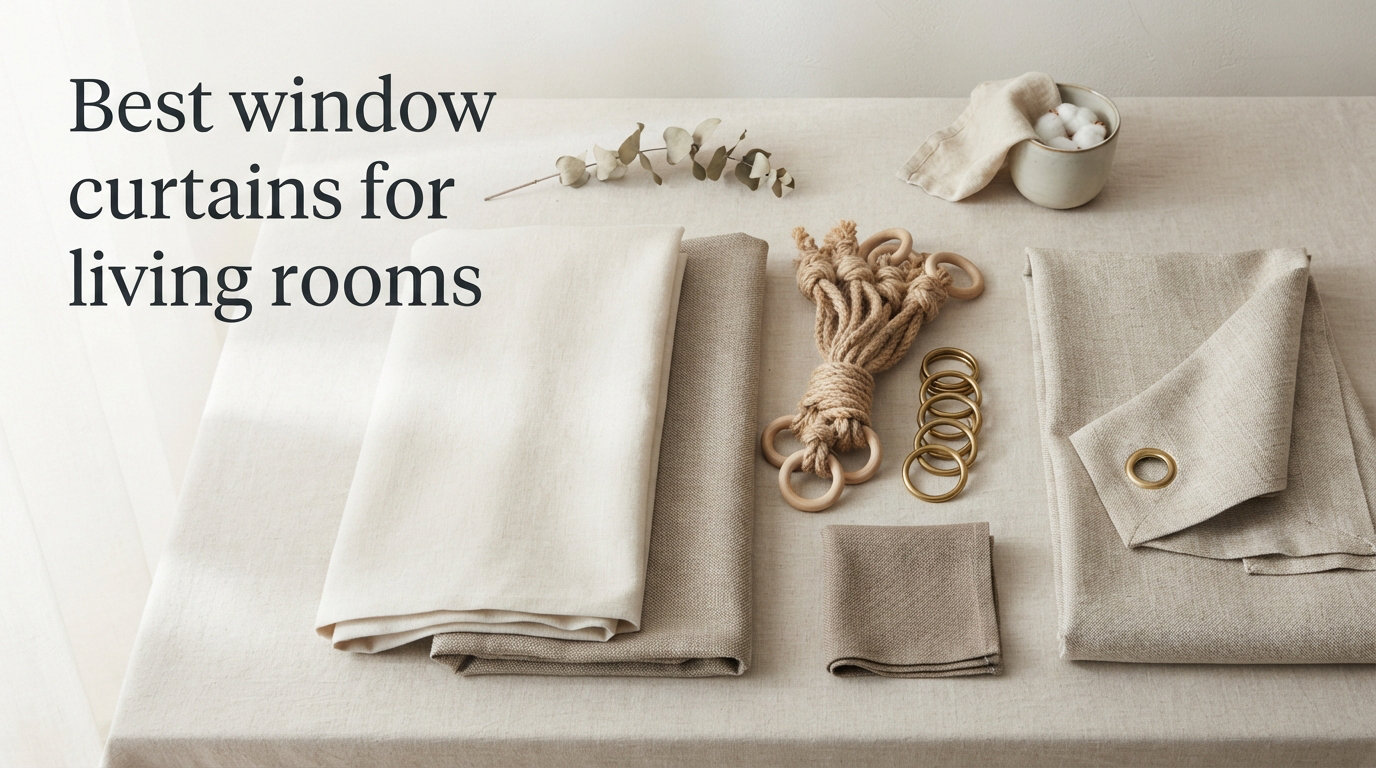 Best window curtains for living rooms