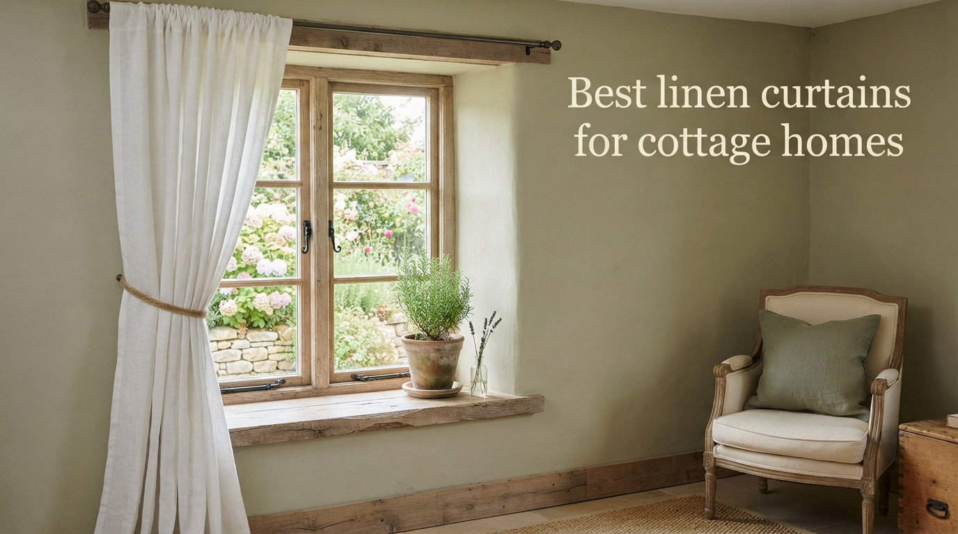 Best linen curtains for cottage homes