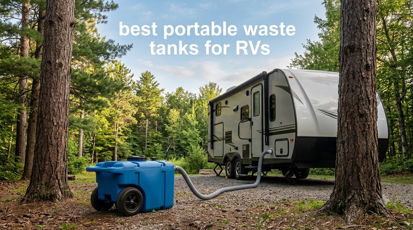 best portable waste tanks for RVs