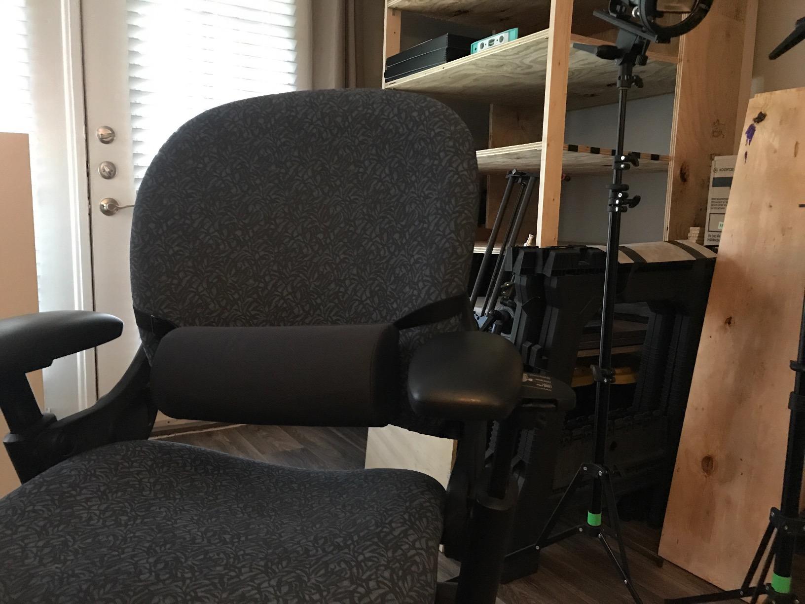 OPTP The Original McKenzie Lumbar Roll - Standard Density Low Back Support | Lumbar support for office chair & car seat back support cushion, the preferred lumbar pillow by physical therapists, USA made customer photo 2