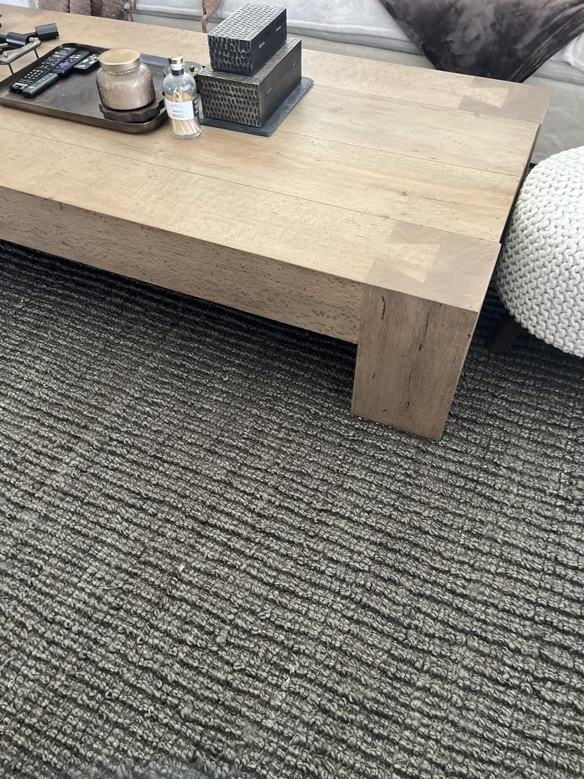 SAFAVIEH Area Rug 8x10 - Natural Fiber Collection - Large - Natural Brown, Handmade Jute, Farmhouse Style, Chunky Textured Thick Pile (NF447A) customer photo 1
