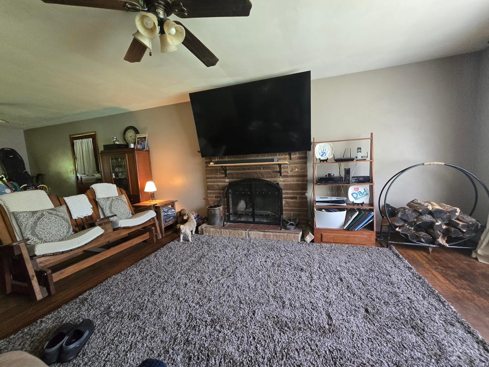 SAFAVIEH California Shag Collection Area Rug - 5'3' x 7'6', Beige, Non-Shedding & Easy to Clean, Ultra Plush Thick Pile, Ideal for Living Room, Bedroom, Dining Space (SG151-1313) customer photo 1